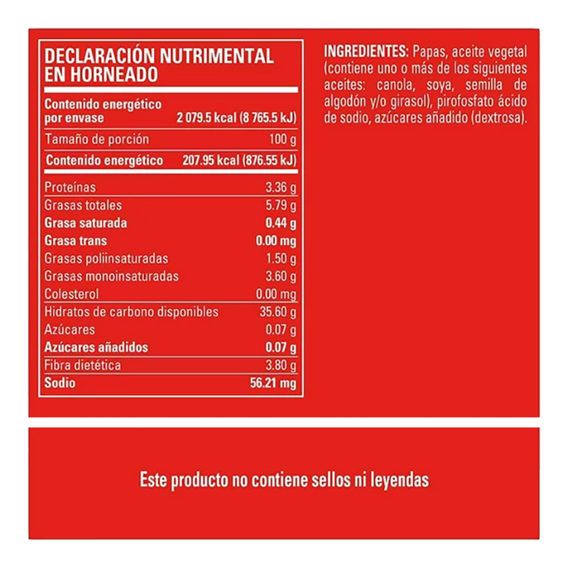 Papa Corte Recto - La Huerta - Guadalajara