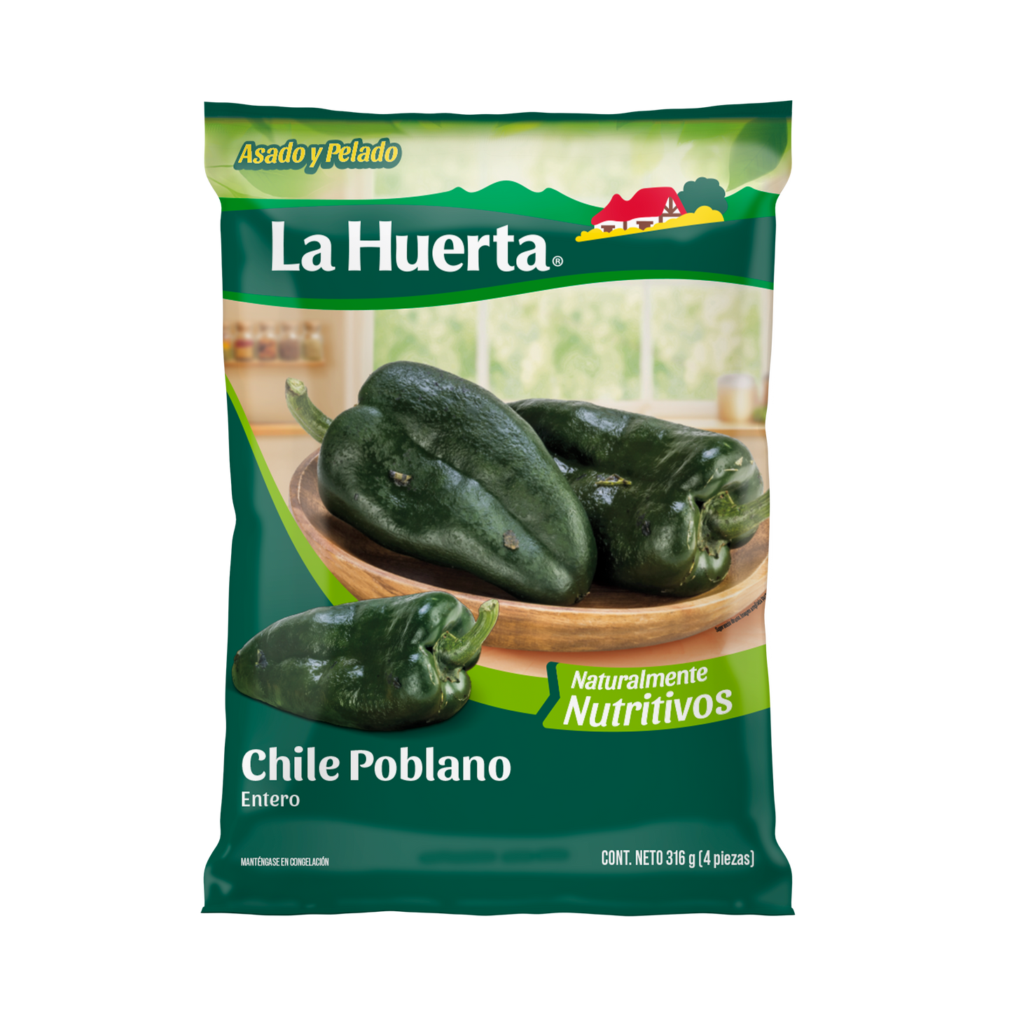 Chile Poblano para Rellenar