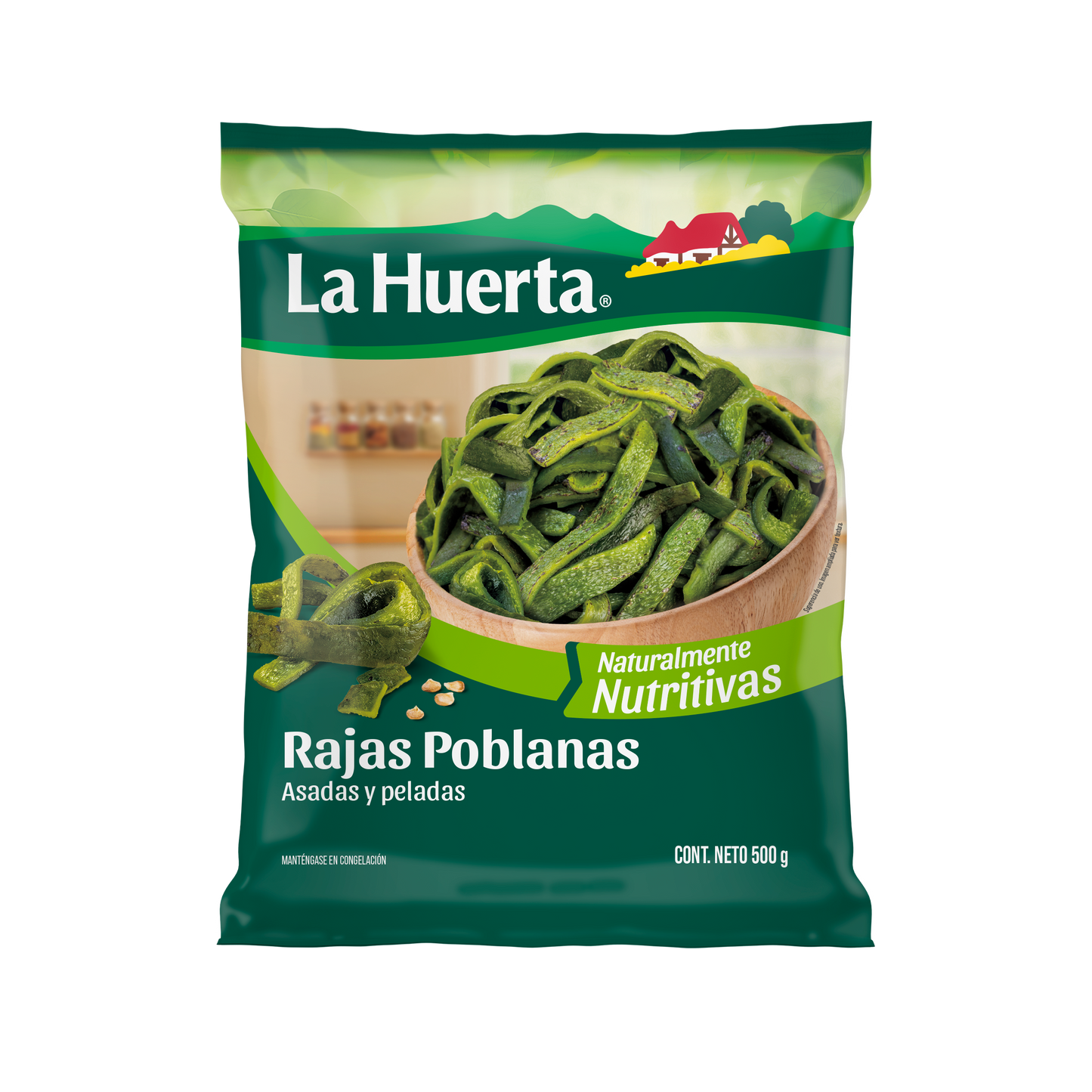 Rajas Poblanas Asadas