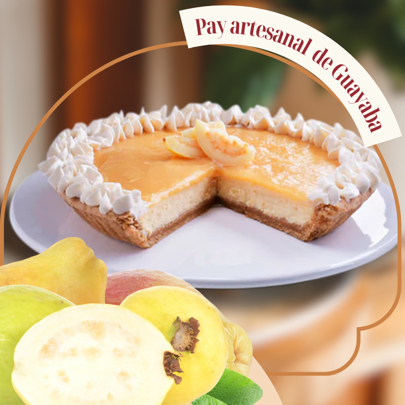 Pay Artesanal de Queso con Guayaba