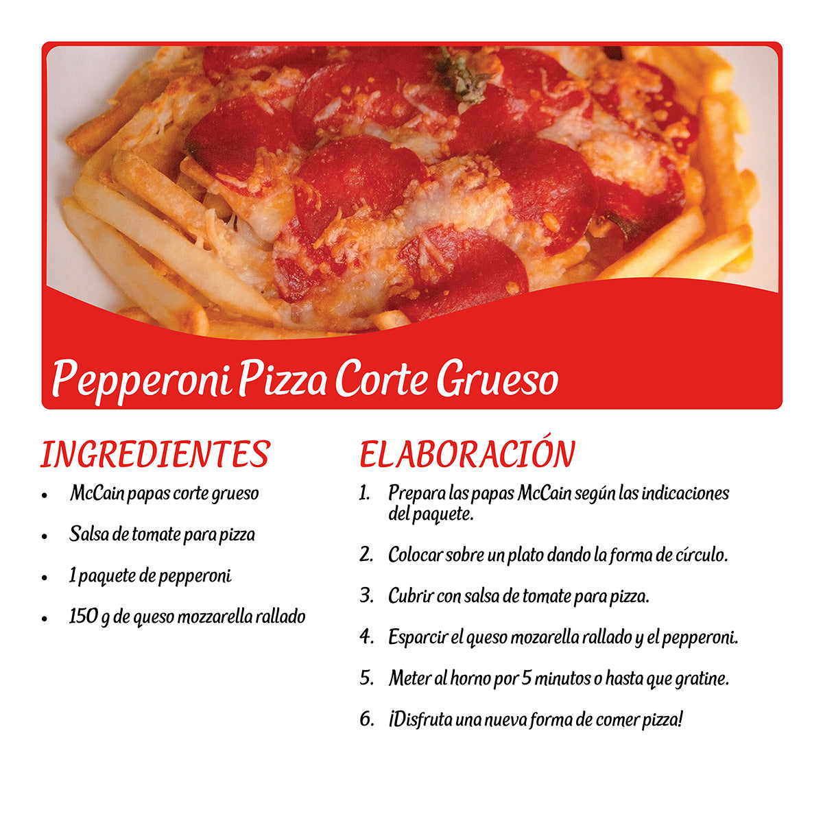 Papa Francesa Lisa Corte Grueso - La Huerta - Guadalajara