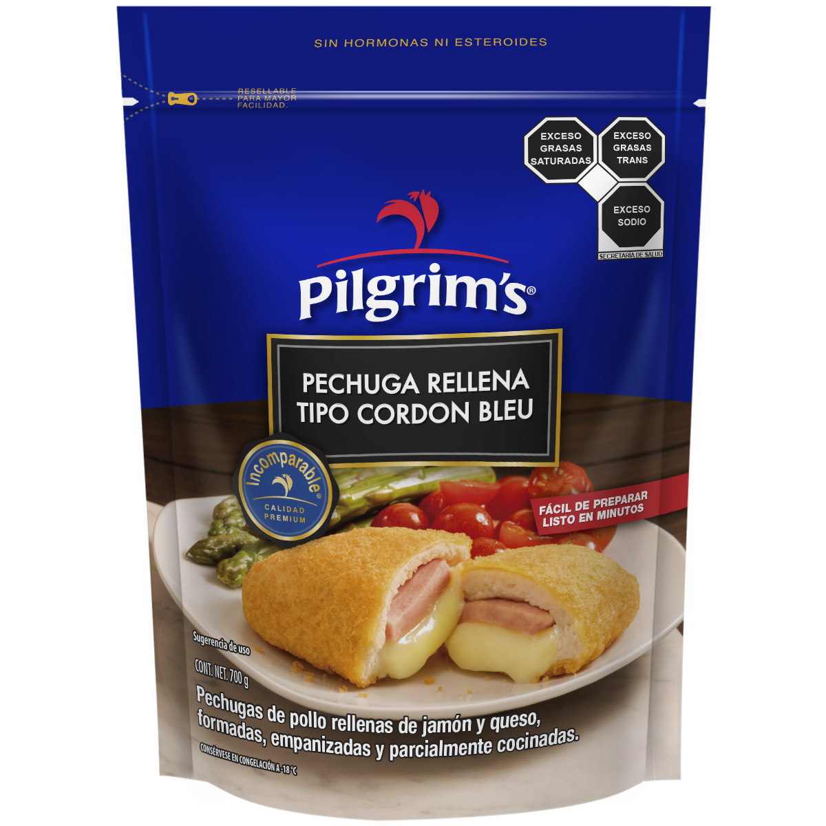 Pechuga Rellena Cordon Bleu