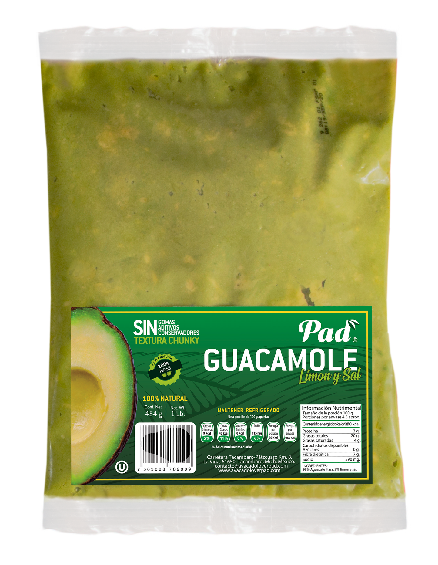 Guacamole- Pulpa de Aguacate - La Huerta - Guadalajara