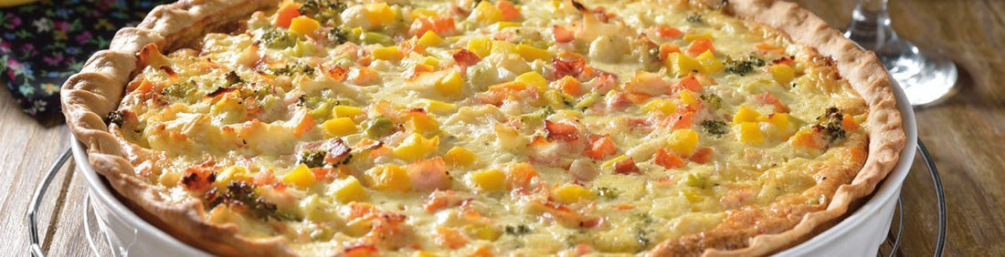 Quiché Lorraine con Frutos del Huerto - La Huerta - Guadalajara