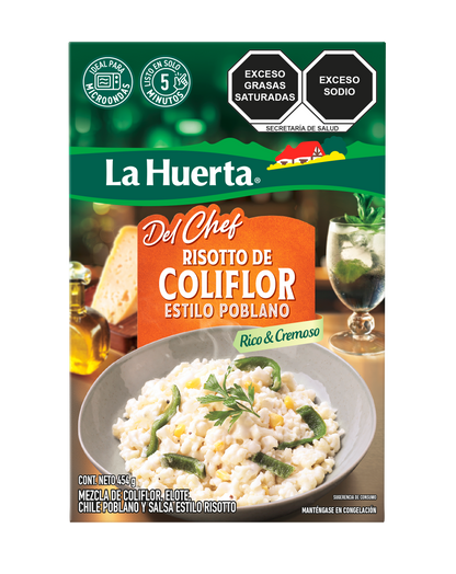 Risotto de Coliflor estilo Poblano