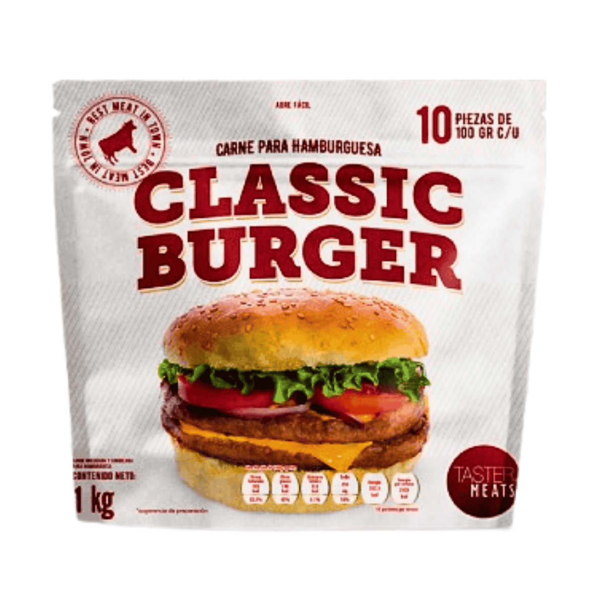 CARNE PARA HAMBURGUESA CLASSIC BURGUER - La Huerta - Guadalajara