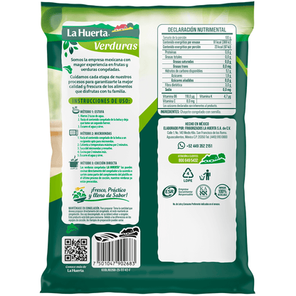 Chayote en cubos - La Huerta - Guadalajara