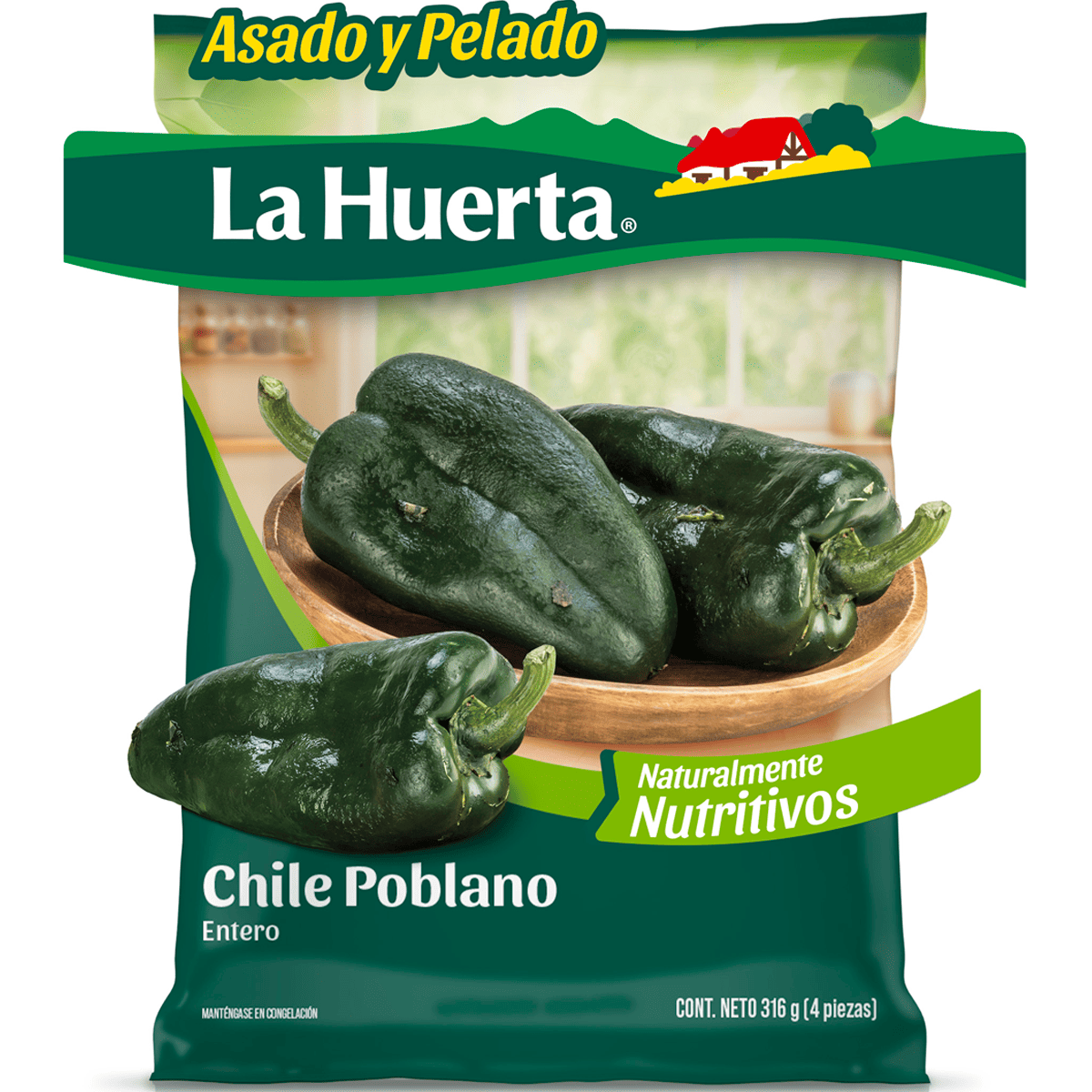 Chile Poblano para Rellenar - La Huerta - Guadalajara
