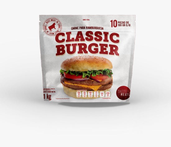 CARNE PARA HAMBURGUESA CLASSIC BURGUER