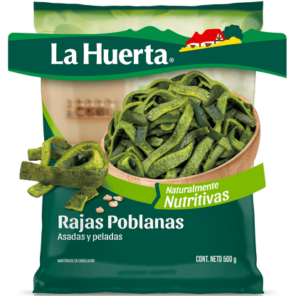 Rajas Poblanas Asadas - La Huerta - Guadalajara