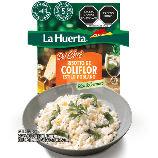 Risotto de Coliflor estilo Poblano