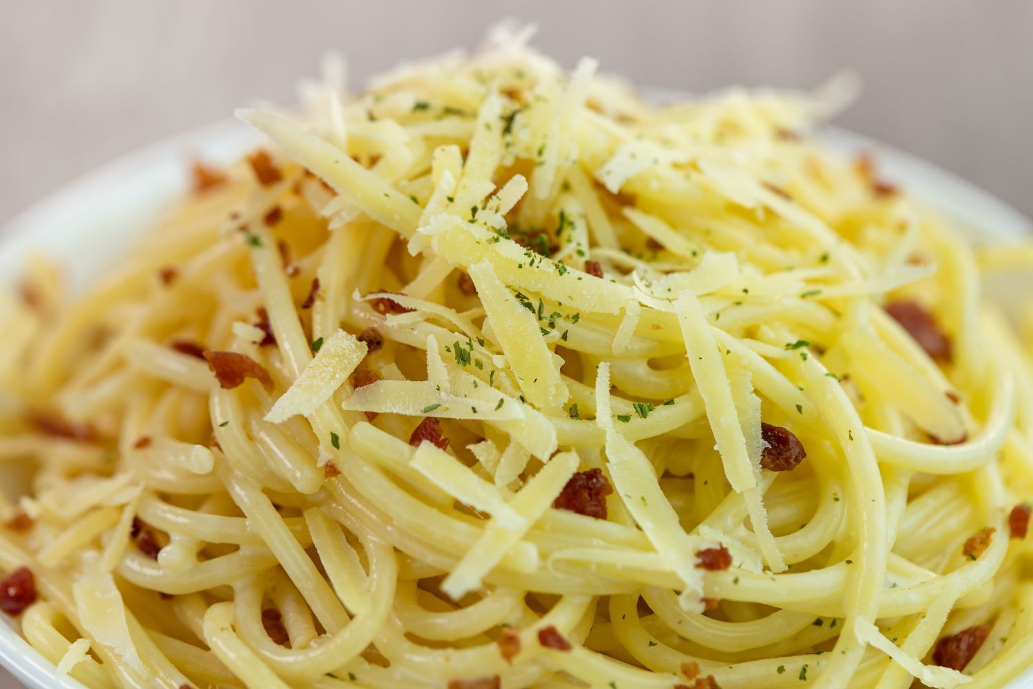 Spaguetti Carbonara - La Huerta - Guadalajara