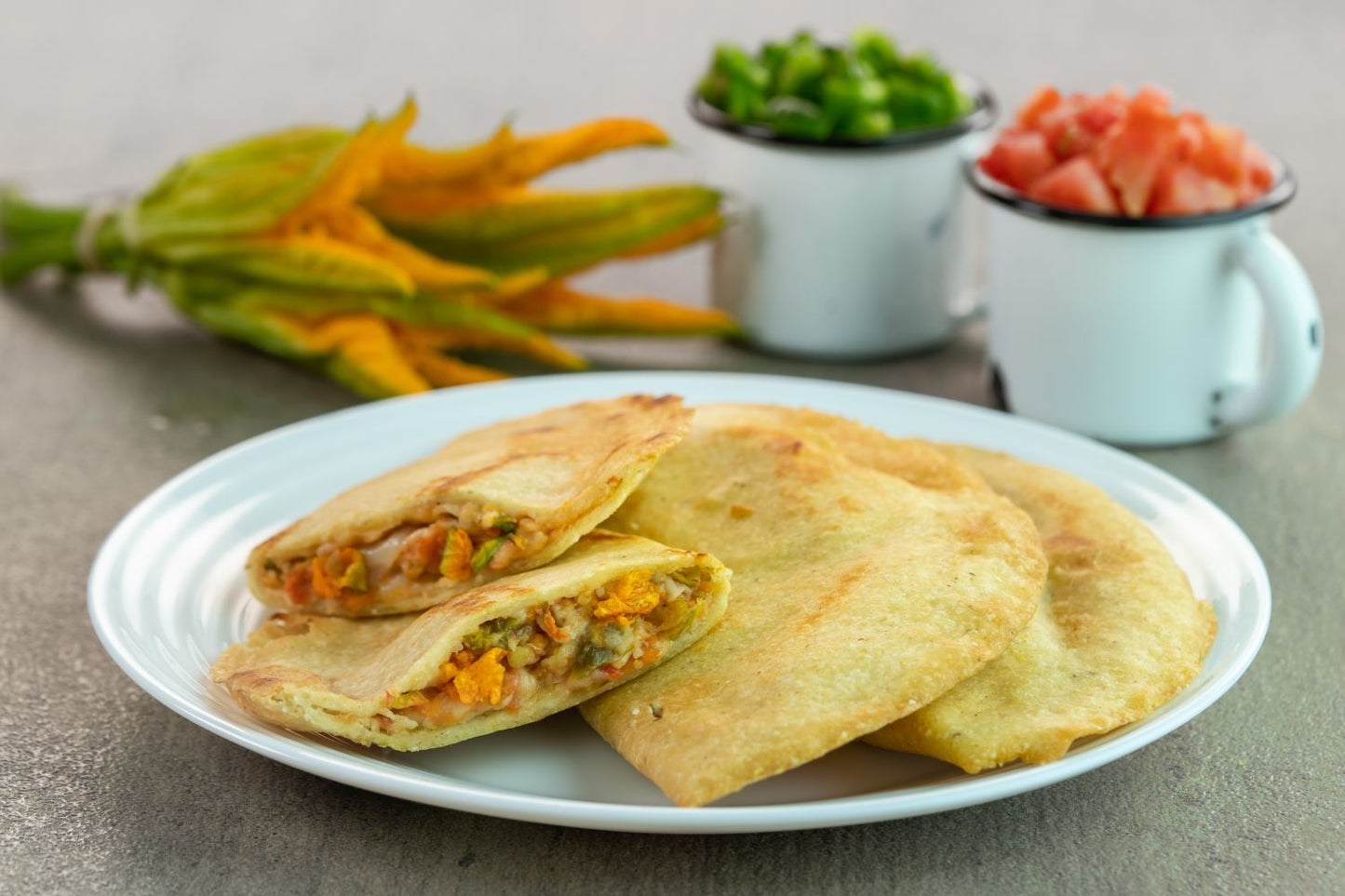 Quesadillas de Flor  de Calabaza